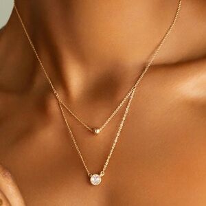 Marlyn Schiff Double Layered Necklace